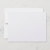 モティーモドゥノエルブレアヴェックアルブルドゥノエルドレ 招待状 (裏面)