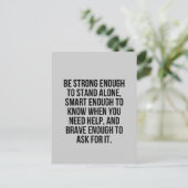 モティ頭が切れるを受け入れるだけの勇敢なスタンドア救済ッグ ポストカード (スタンド正面)