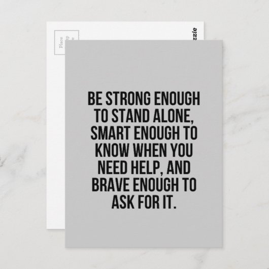 モティ頭が切れるを受け入れるだけの勇敢なスタンドア救済ッグ ポストカード (正面/裏面)