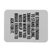 モティ頭が切れるを受け入れるだけの勇敢なスタンドア救済ッグ マグネット (横)