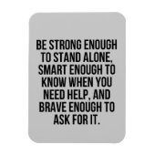 モティ頭が切れるを受け入れるだけの勇敢なスタンドア救済ッグ マグネット (縦)