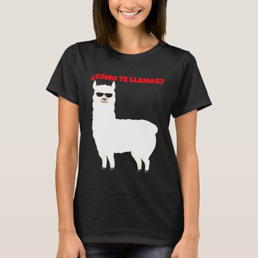 モテラマスラマコーンアルパスペインのカ Tシャツ (正面)