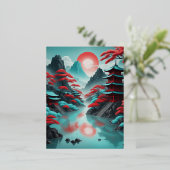 モテ日本のィフインスパイア 箔シーズンポストカード (立ち正面)