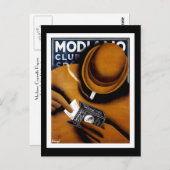 モディアノの巻きたばこ紙 ポストカード (正面/裏面)