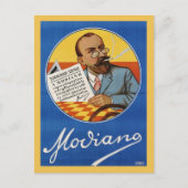 モディアノ 紙巻きたばこ 広告 ヴィンテージ ポストカード (正面)