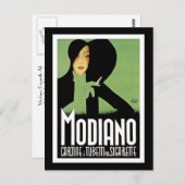 モディアーノシガレット広告 ポストカード (正面/裏面)