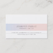 モディッシュモダンエレガントカラーミニマリスト平野 名刺 (正面)