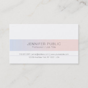 モディッシュモダンエレガントカラーミニマリスト平野 名刺