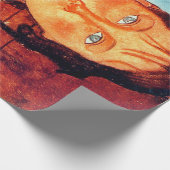 モディリアーニの弁髪をした少女 ラッピングペーパー (角)