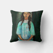 モディリアーニアリスヴィンテージ絵画ファインアート クッション (裏面)