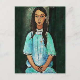 モディリアーニアリスヴィンテージ絵画ファインアート ポストカード