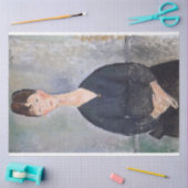 モディリアーニカフェ歌手のポートレート 薄葉紙 (クラフト)