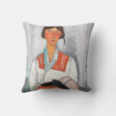 モディリアーニベビージプシーウーマン クッション (裏面)