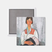 モディリアーニベビージプシーウーマン マグネット (正面/裏面)