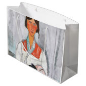 モディリアーニベビージプシーウーマン ラージペーパーバッグ (裏面アングル)