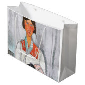 モディリアーニベビージプシーウーマン ラージペーパーバッグ (正面アングル)