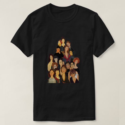 モディリアーニポートレートクラシック Tシャツ (デザイン正面)