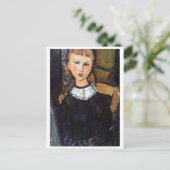 モディリアーニ・セローニポートレート ポストカード (スタンド正面)