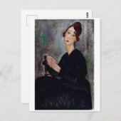 モディリアーニ・デディポートレート ポストカード (正面/裏面)