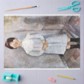 モディリアーニ・ブルーの少女 薄葉紙 (クラフト)