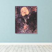 モディリアーニ – ポートレートオブディエゴリベラ キャンバスプリント (インサイチュ (ウッドフロア))