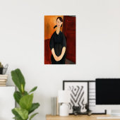 モディリアーニ – ポーレットジョルダンポートレート1919 ポスター (ホームオフィス)