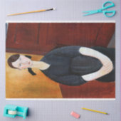 モディリアーニ・ポーレットジョルダンポートレート 薄葉紙 (クラフト)