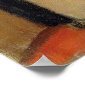 モディリアーニ – 赤毛の女の子1915 ポスター (角)