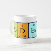 モデスティ定期テーブル名mag コーヒーマグカップ (正面左)