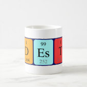 モデスティ定期テーブル名mag コーヒーマグカップ (中央)