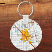 モデストカリフォルニアヴィンテージマップ キーホルダー (裏面)