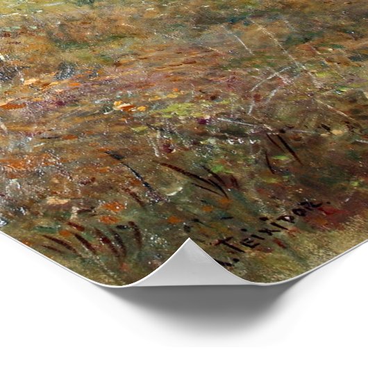 モデストテイシドールyトーレス女性ロバに乗る ポスター (角)