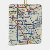 モデストヴィンテージマップ セラミックオーナメント (右)