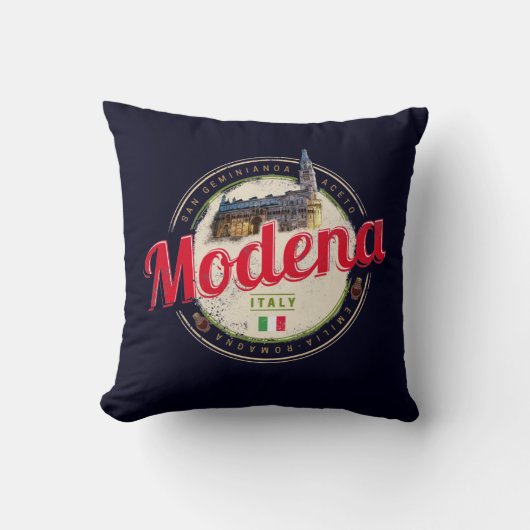 モデナエミリア – ロマーニャバルサミックItaly土産 クッション (正面)