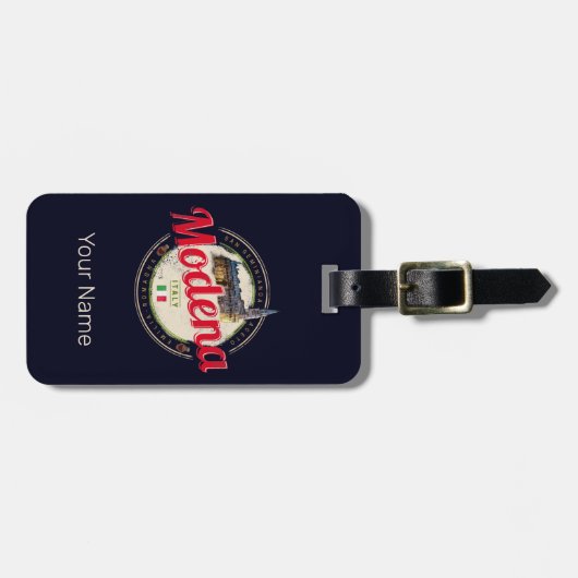 モデナエミリア – ロマーニャバルサミックItaly土産 ラゲッジタグ (正面横)