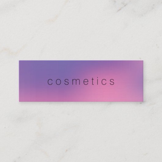 モデナーミニマリストブレンド背景 スキニー名刺 (正面)