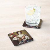 モデナ(1658-1718年)のメリー、c.1680 (キャンバスの油) コースター (右側)