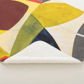 モデニストの抽象芸術水絵画色。 シェルパブランケット (3/4)