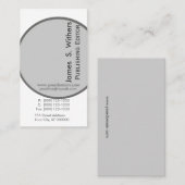 モデニスト芸術的デザイン 名刺 (正面/裏面)