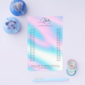 モデネ爪、 ネイルチラシ チラシ (シングル)