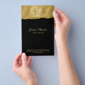 モデラーグラマー金ゴールドパターングリッター チラシ (ハンドル)