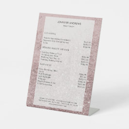 モデラーナーローザグリッツァーサロンプライスソックエルシルド 台座サイン