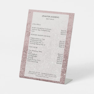 モデラーナーローザグリッツァーサロンプライスソックエルシルド 台座サイン