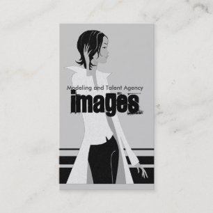モデリングおよびタレント・エージェンシー・ビジネス・カード 名刺