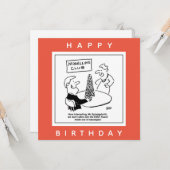 モデリングエッフェルタワー漫画 カード (正面/裏面インサイチュ)