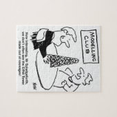 モデリングエッフェルタワー漫画 ジグソーパズル (横)