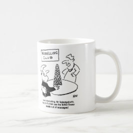 モデリングクラブエッフェルソーセージ製タワーおもしろい コーヒーマグカップ