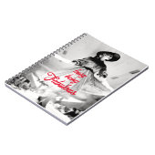 モデリングヴィンテージ忙しファッションの素晴らしさ ノートブック (左側)