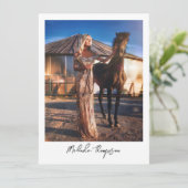 モデリング演技コンポジットカード5フォトスクリプト (スタンド正面)