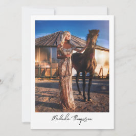 モデリング演技コンポジットカード5フォトスクリプト